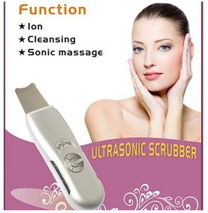 Ultrasonic Face Scrubber Microcurrent Skin Scrubber