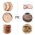 Import Unfinished Predrilled DIY Wooden Craft Natural Wood Slices With Tree Bark from China