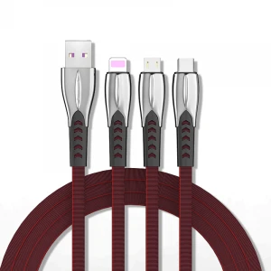 Universal data line 3 in 1 USB cable Applicable to Android iPhone Samsung charging line Direct supply by manufacturer