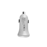 Universal RoHS Quick Portable New Design Mini Fast Portable Dual USB Car Charger for Car