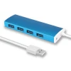 USB 2.0 or 3.0 USB Hub 4 Ports Metal Aluminum Alloy USB Hub