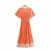 Import V-neck print skirt Korean edition womens summer 2021 holiday dress with romantic Sue slit from China