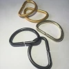 Various Types High Quality zinc Alloy Metal Ring Accessories D Ring for Garment / Handbags