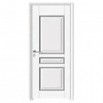 Veneer WPC T Shape Door Panel WPC Door Factory Wholesale Cheap Price with Waterproof and Fire Resistant PVC Entry Doors Interior
