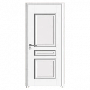 Veneer WPC T Shape Door Panel WPC Door Factory Wholesale Cheap Price with Waterproof and Fire Resistant PVC Entry Doors Interior