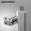 Vention New Model External USB Virtual 5.1 Channel Sound Card For PC