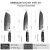 Import VG-10 Damascus steel kitchen chef  knife set of kitchen accessories from China