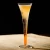 Vintage Bar Glassware Retro Cocktail Triangle Cup V Shape Trumpet Champagne Flute