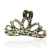 Import Vintage hair jewelry fancy rhinestone metal large hair claws from China