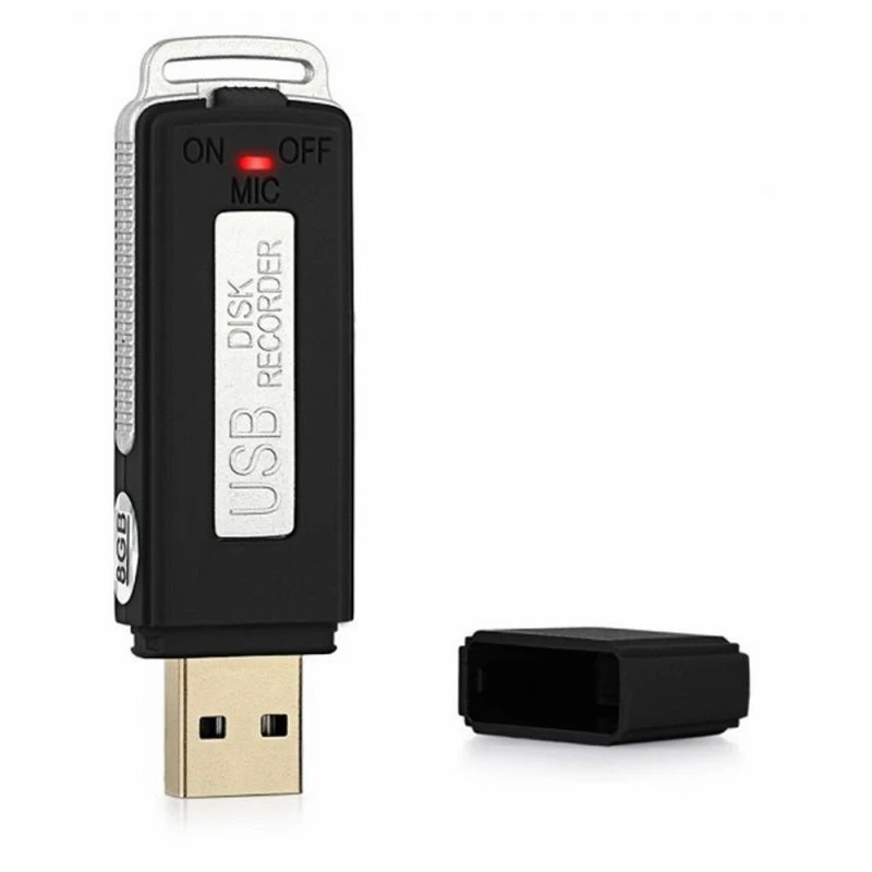Voice Recorder Spy USB Device Audio Digital Recording Listening Secret Hidden 8G