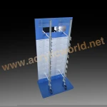 wall mounted acrylic glasses holder eyeglasses display shelf