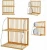 Import Wall Mounted Wooden Kitchen Rack Mugs Dinner Plates Dish Stand Storage Holder from China