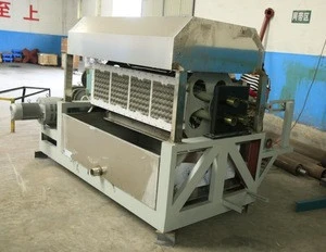 Waste paper recycling small egg tray machine pulp molding making production line 3000 pcs h complete set, turn key project.