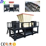 Waste rubber plastic bottle nylon crushing shredding recycling machine
