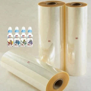 Water and Beverage Bottle Label sleeve printing material Rigid PVC material