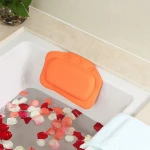 Waterproof Bath Pillow Soft Bathtub Headrest Suction Cup Bath Tub Pillow SPA Back Neck Hold Cushion Gift Bathroom Accessories