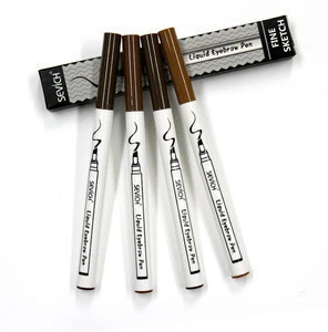 Waterproof Durable Eyebrow Pen 4 Fork Tips Pencil For Tattoo Design