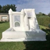 white bounce house with ball pit white bouncy castle with ball pit