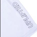 white custom mesh fabric breathable blank wholesale mens sport shorts
