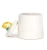 Import White glazed bees design 3D kitchen brunch sugar and creamer set ceramic container with lid from China
