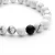 Import White Turquoise Volcanic Rock 8mm Natural Stone Couple Bracelet Mothers Day Gift from China