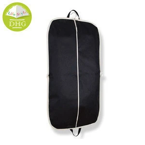 Wholesale 2 in 1 Eco-friendly Non Woven Zip Lock Suit Garment Bag