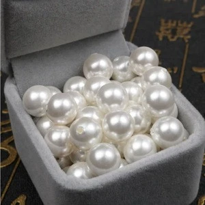 Wholesale 3mm-16mm Satin Luster Shell Pearl Beads,  White Imitation Pearl Beads, Loose Round Pearls for Jewelry Making