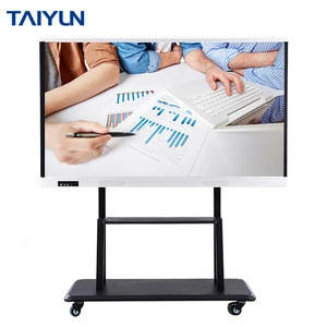 Wholesale 50 inch to 86 inch LED LCD multi touch screen monitor with anti glare glass