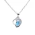 Import Wholesale Blue Topaz Cristal Stone 925 Silver Diamond Quartz, Letter P 925 Silver Pendant Jewelry, Pendant Necklace Jewelry from China