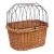 Import Wholesale Brown Color Wicker bicycle bike basket with lid from China