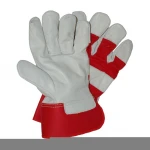 Wholesale China Mens Working Cow Hide Leather Hand Gloves