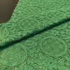 wholesale Custom Fashion  guipure cotton mesh embroidery lace fabric