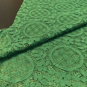 wholesale Custom Fashion  guipure cotton mesh embroidery lace fabric
