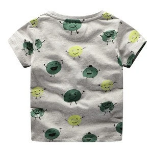 Wholesale Design Boys Kids Fancy Summer Short Sleeve Cotton T Shirts
