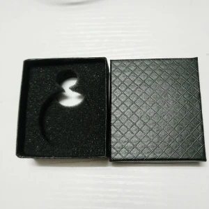 Wholesale Fashion Paper Black Gift Watch Box for Pocket Watch