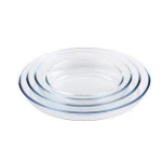 Wholesale Glass Bakeware 0.7L 1.6L 2.4L 3.2L Kitchen Cookware Oven Glass Bakeware Set