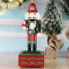 Wholesale  Hand Painted Nutcracker Music Boxes Home Decor Gift Items Music Box