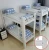 Import Wholesale Heavy Duty Apartment Iron Bed Modern Metal Dormitory Bunk Bed from China