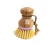 Import wholesale high quality eco-friendly kitchen Mini Bamboo Dish Cleaning Brush from China