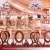 Wholesale industrial rose gold metal frame chair rose gold wedding chair