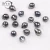 Import wholesale loose 8-10mm natural grey black drop water baroque shape seawater Tahitian pearl with cheap price DIY from China