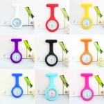 Wholesale Manufacturer Direct Custom Multicolor Silicone Special Pocket Pin Breast Watches Nurse Watch