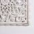 Import Wholesale MDF Carved Home Decorative Small Size Rustic White Square 3D Wall Hanging Plaques from China