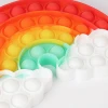 Wholesale New Design  Rainbow Push Pop Bubble Fidget Sensory Toy Autism Stress Reliever Adult Decompression toy