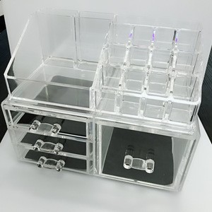 wholesale New designs customized acrylic storage drawers clear makeup storage