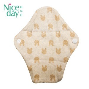 Wholesale Panty Liner High Quality Women Washable  Sanitary Napkins Fully Cotton Pads Towel