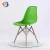 Import Wholesale Plastic Modern Dining Chair with Wood Legs from China