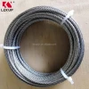 Wholesale Price 3/32" Hot Dipped Galvanized Steel Wire Rope Cable EIPS 6x19+IWRC Aircraft Cable 100ft Coils Chinese Supplier