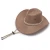 Wholesale Pure White Color Cowboy Hat, Synthesis Fibre Fedora Felt Hat In Western Cowboy Style
