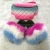 Import Wholesale real big fox raccoon fur slides slippers with jelly fanny pack purse set from China